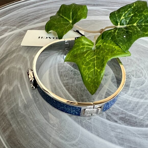 NOT AVAILABLE NWT Coach designer silver bangle bracelet - Picture 5 of 5